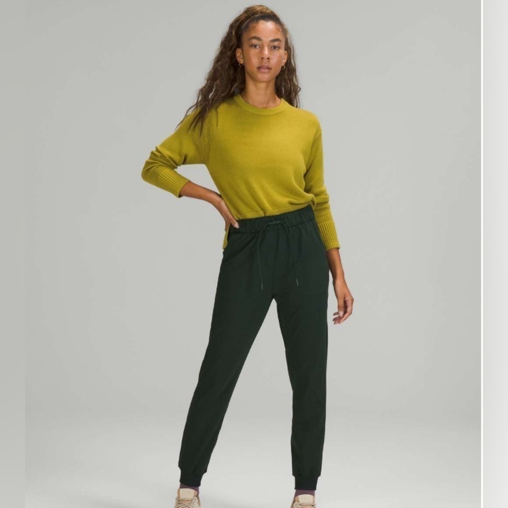 Lululemon Stretch Luxtreme High-Rise Pant Full Length Relaxed Rainforest Green 0